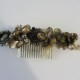 Corona otoñal tonos marrones y beige