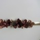Cinturón dorado con adorno flor cobre y hortensia cobre