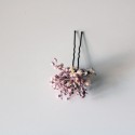 Pack 6 horquillas de paniculata rosa empolvado para primera comunion