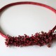 Red leather strap with red seed