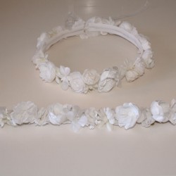 white crown set + white narrow belt