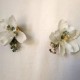 Two Powder old blue Shoe Clips for First Communion