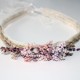 Old pink flower crown