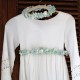 Powder green water toned belt
