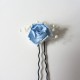 Pack 5 horquillas hortensia blanco roto con paniculata marfil