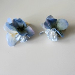 Two Blue Shoe Clips