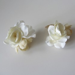 Two Ivory Shoe Clips
