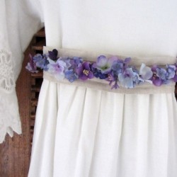 Mauve, purple and lavender potpourri belt