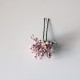 Pack 6 pink paniculata hairpins for first communion