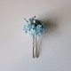 Pack 6 pink paniculata hairpins for first communion