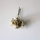 Pack 6 tan paniculata hairpins for first communion