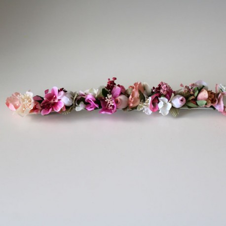 Aged pink shades potpourri belt